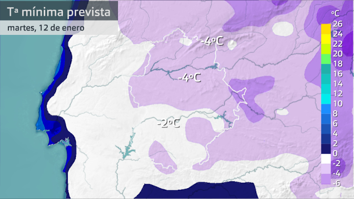 Temperatura mínima prevista