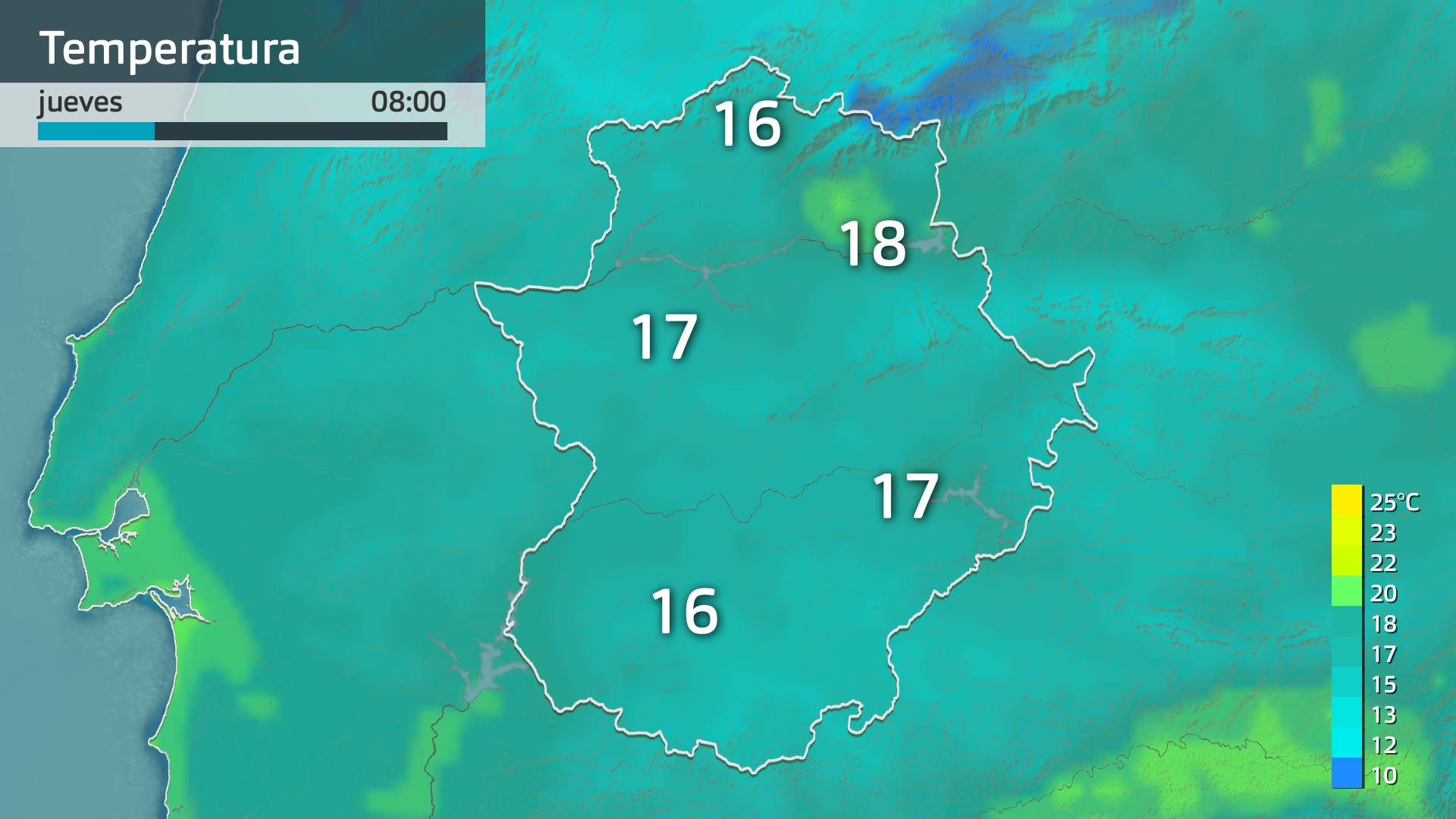 Temperatura mínima prevista