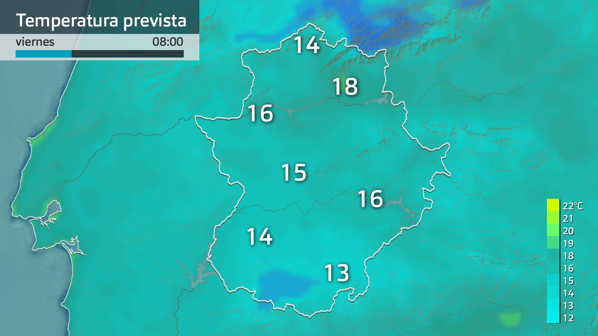 Temperatura mínima prevista