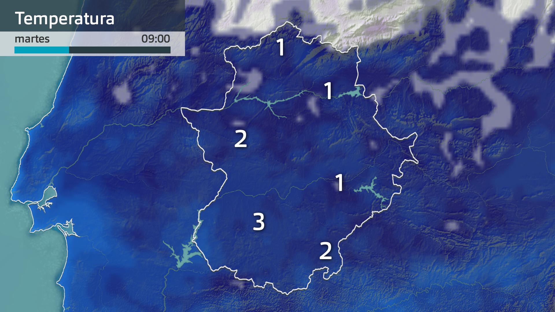 Temperatura mínima prevista