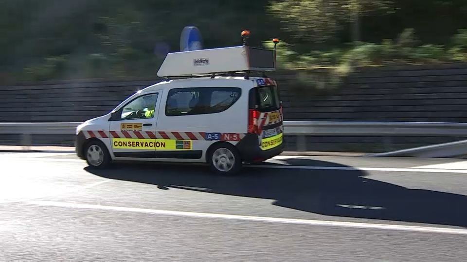 Tres heridos en un accidente en el interior del túnel de Miravete