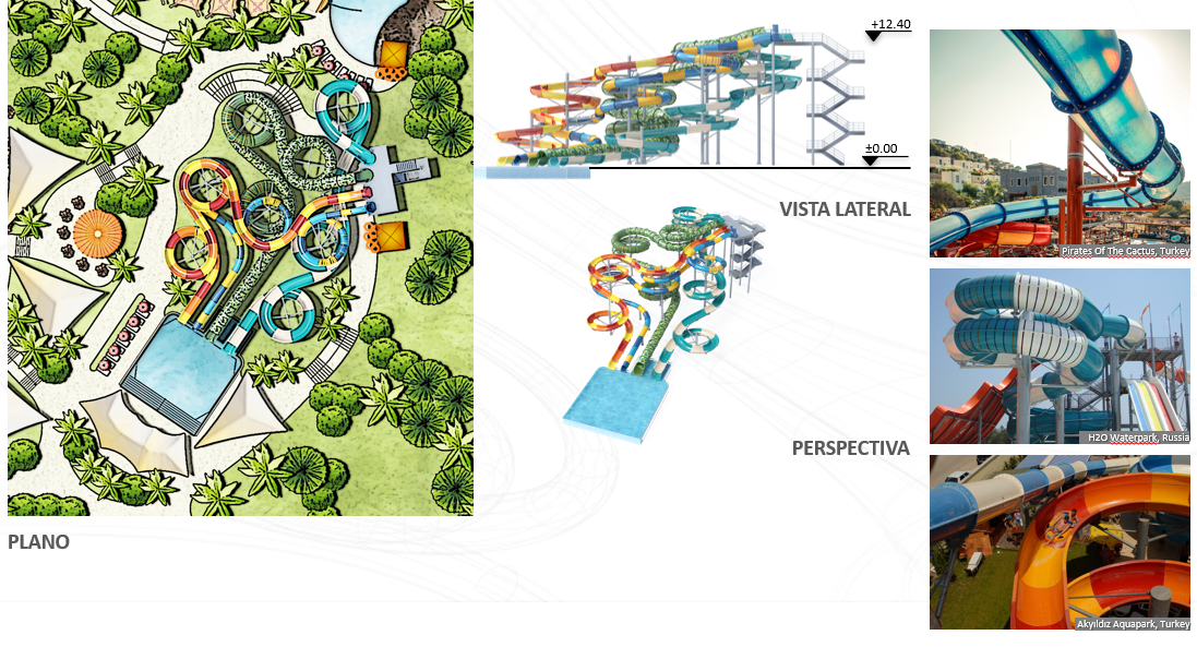 Parte de las instalaciones que se instalarían en el parque