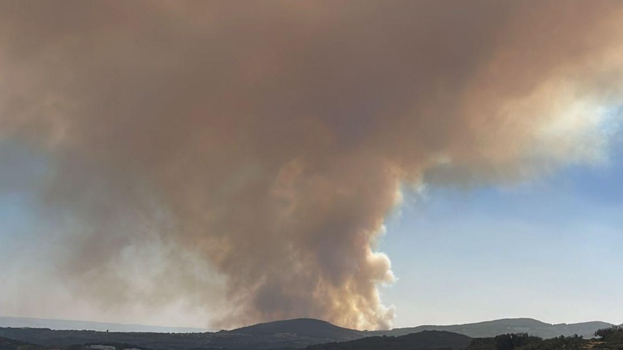 Incendio en Pasarón de la Vera