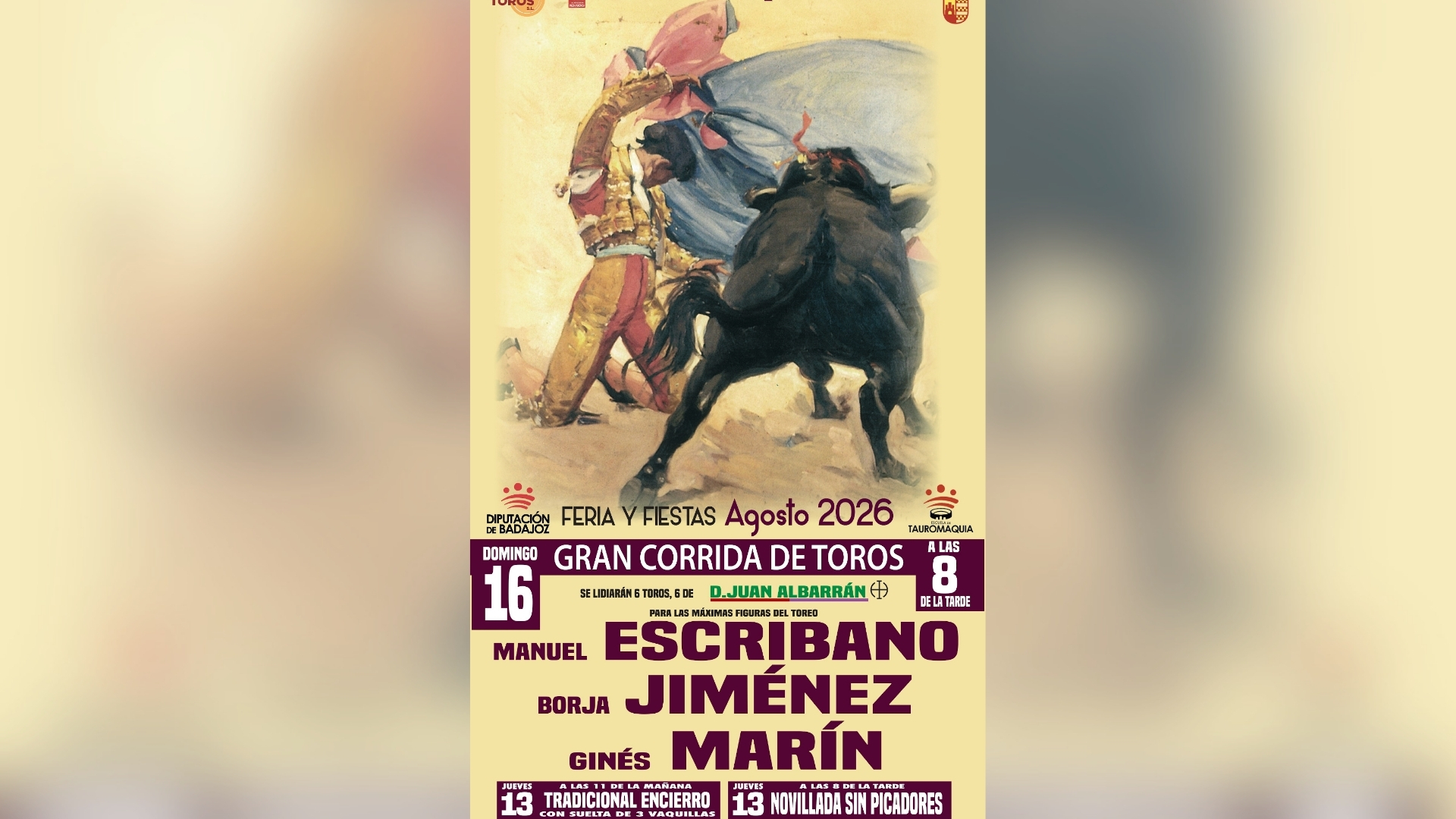 Cartel Feria Taurina