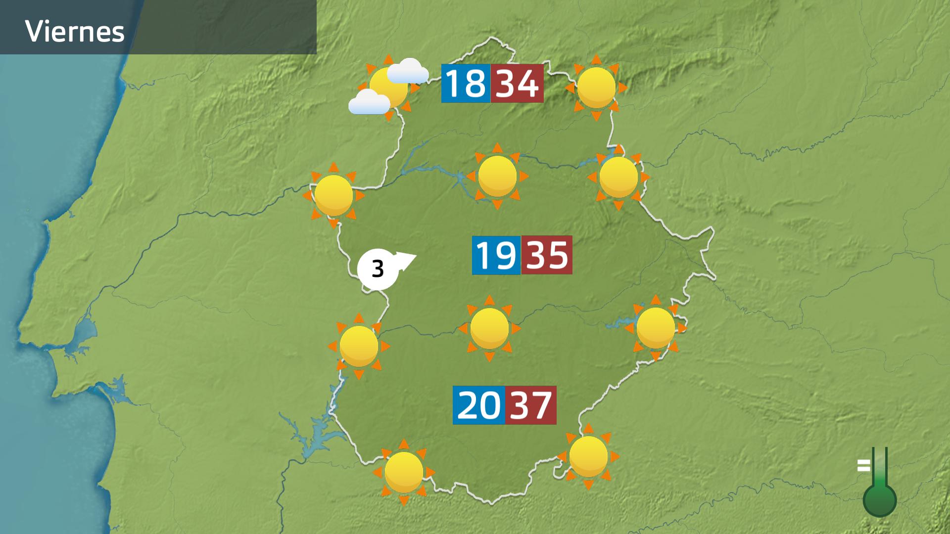 prevision extremadura