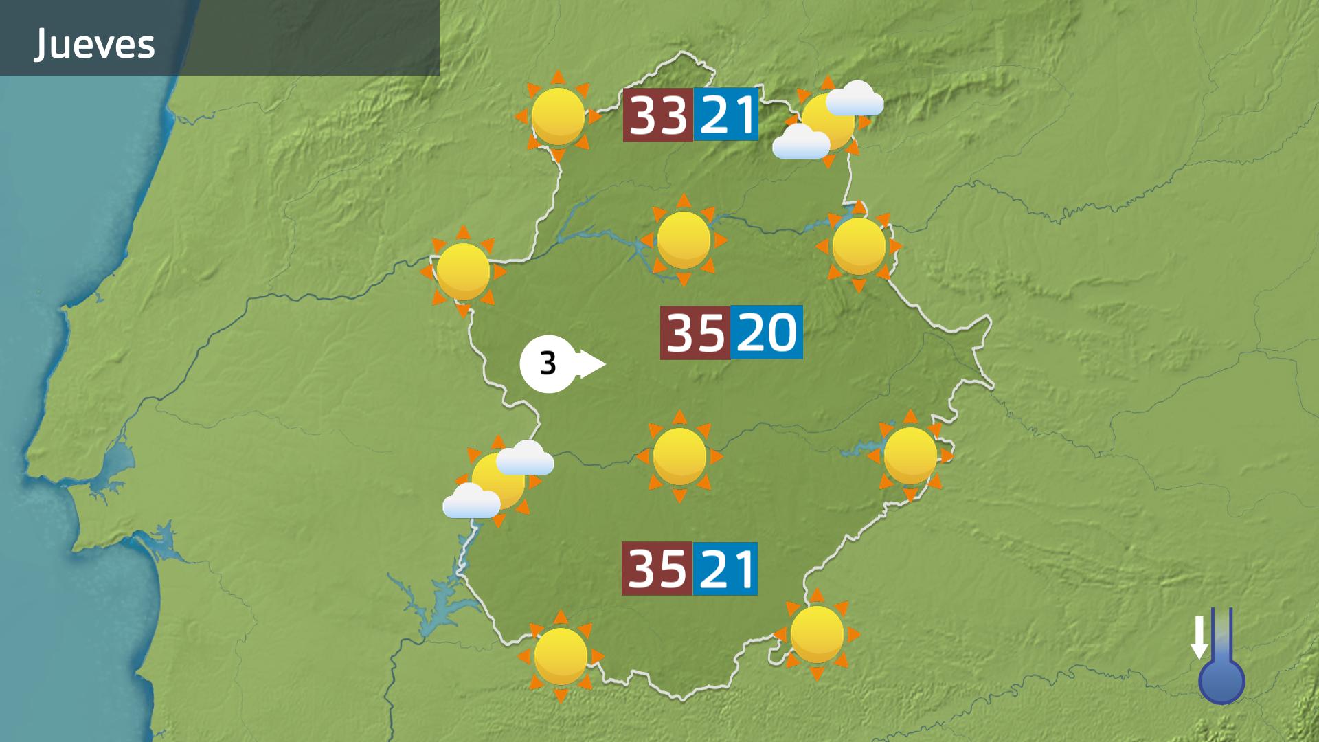 Prevision Extremadura