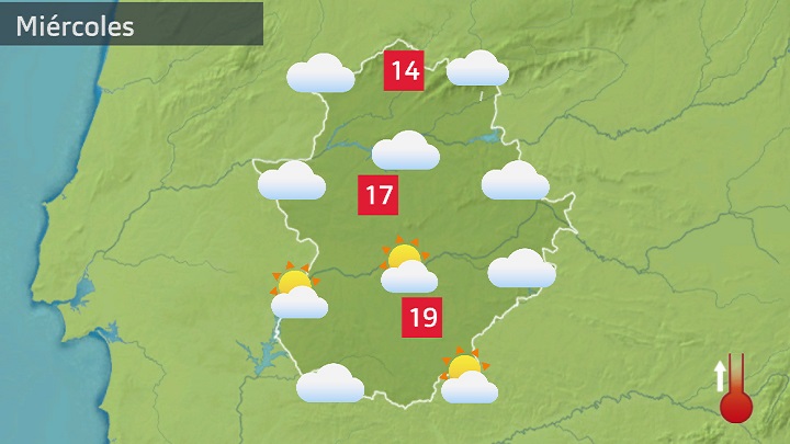 Mapa de previsión para hoy miércoles 21 de diciembre