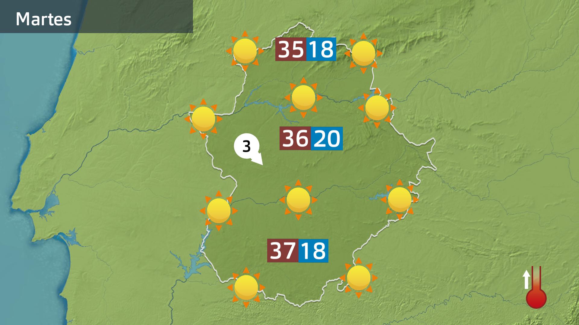 Prevision Extremadura