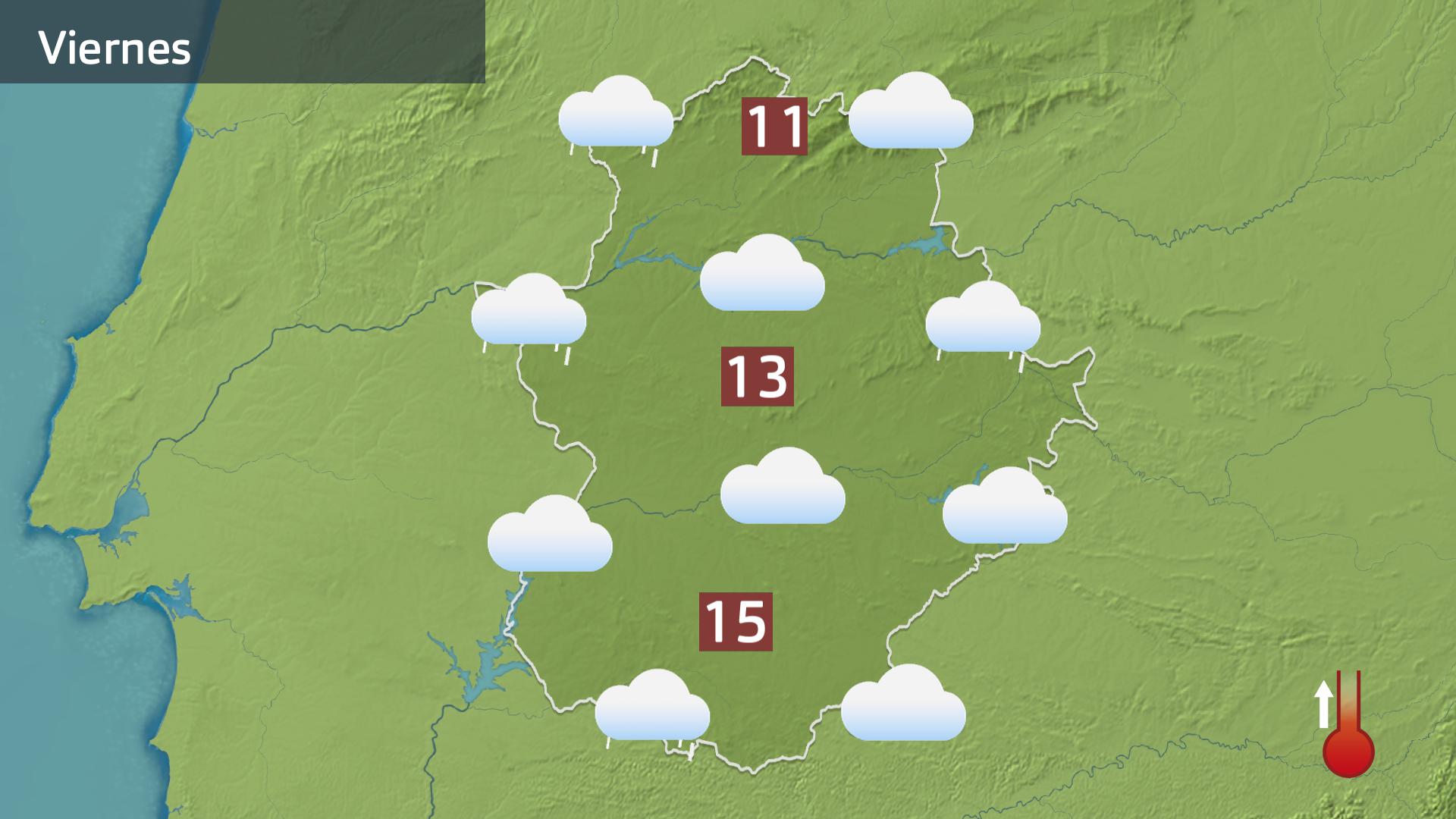 Mapa de previsión para hoy viernes 29 de diciembre