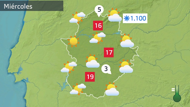 Previsión para hoy miércoles 20 de abril