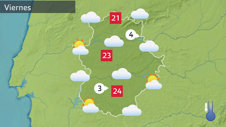 Mapa de previson para hoy viernes 31 de marzo