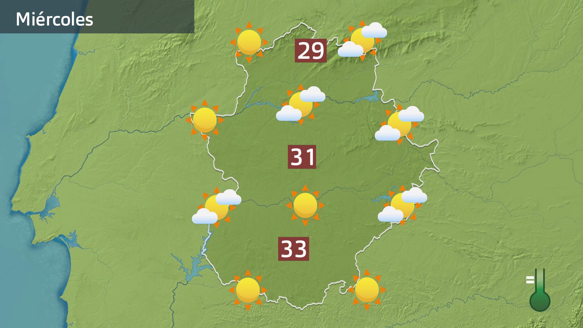 Mapa de previsión hoy miércoles 27 de septiembre