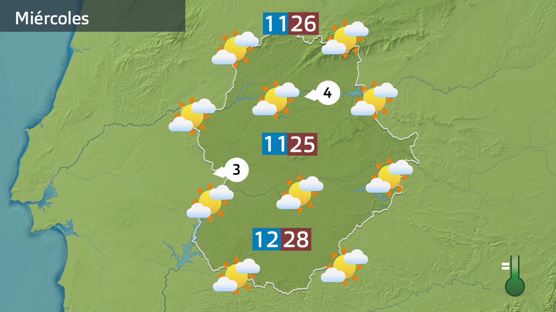 Previsión Extremadura