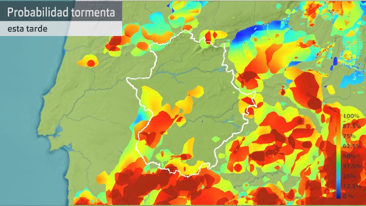Probabilidad de tormenta para hoy miércoles 22 de septiembre