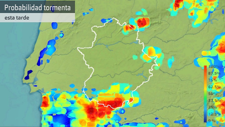 Probabilidad de lluvia para hoy martes 11 de octubre