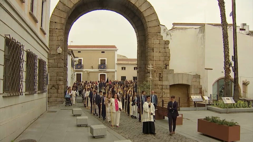 Procesión del Domingo de Ramos en Mérida