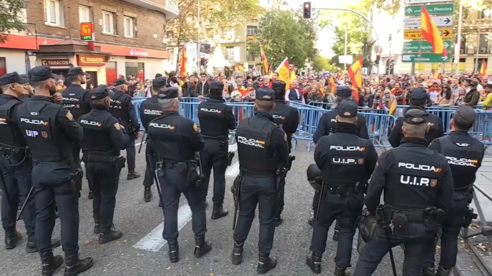 Protesta en Madrid