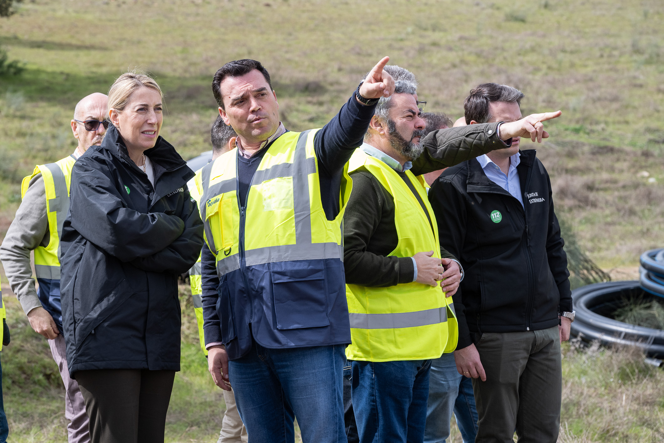 La presidenta de la Junta visita algunas de las zonas más castigadas por las inundaciones