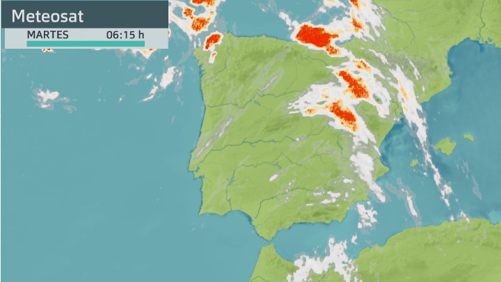 Imagen del Meteosat. Martes 6 de septiembre 6:15 h.