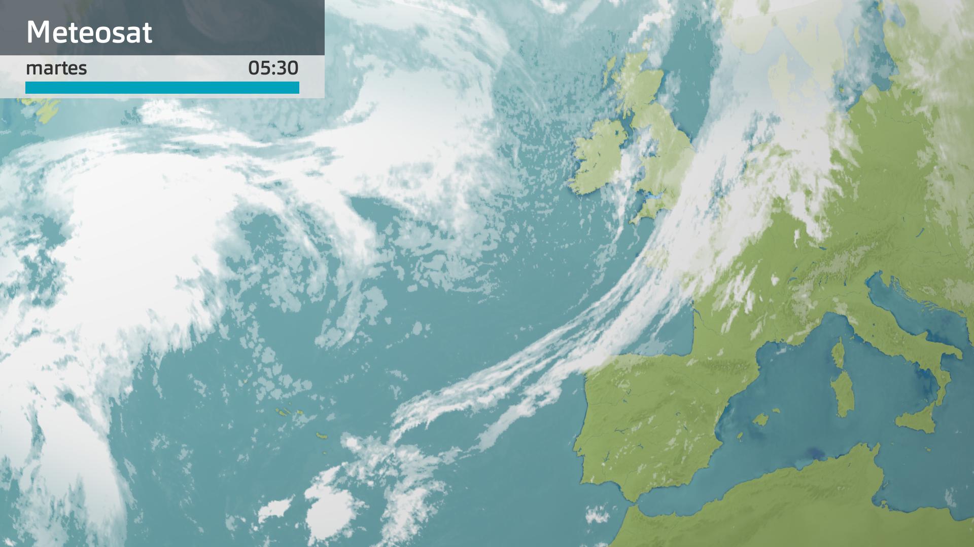 Imagen del Meteosat martes 3 de octubre 5:30 h.