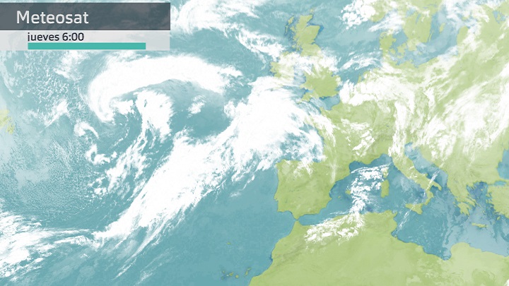 Imagen del Meteosat jueves 22 de diciembre 6 h.
