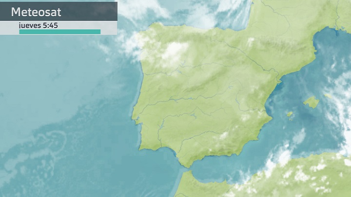 Imagen del Meteosat jueves 26 de enero 5:45 h.