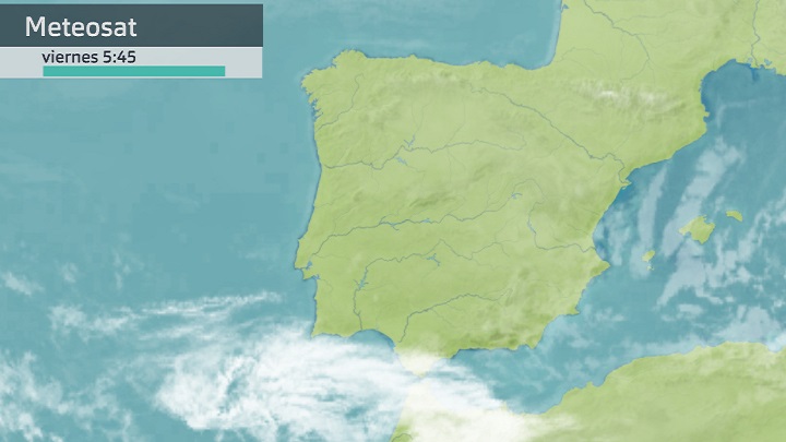 Imagen del Meteosat viernes 10 de febrero 5:45 h.