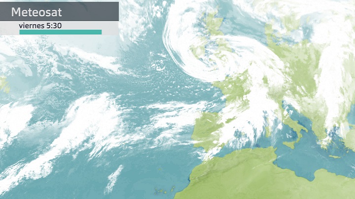 Imagen del Meteosat viernes 31 de marzo 5:30 h.