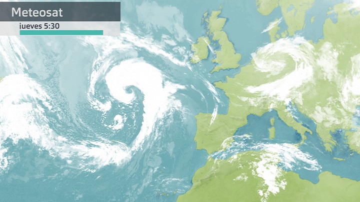 Imagen del Meteosat jueves 20 de abril 5:30 h.