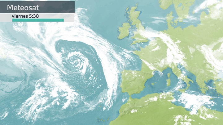 Imagen del Meteosat viernes 21 de abril 5:30 h.