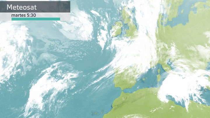 Imagen del Meteosat martes 9 de mayo 5:30 h.