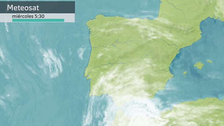 Imagen del Meteosat miércoles 17 de mayo 5:30 h.