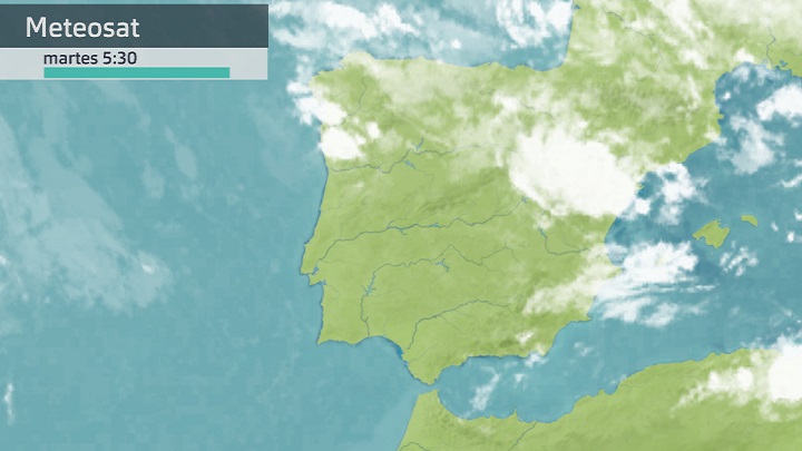 Imagen del Meteosat martes 13 de junio 5:30 h.