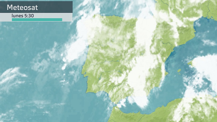 Imagen del Meteosat lunes 19 de junio 5:30 h.