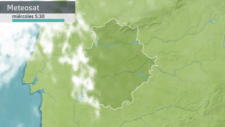 Imagen del Meteosat miércoles 5 de julio 5:30 h.