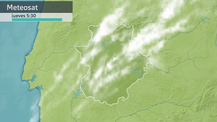 Imagen del Meteosat jueves 6 de julio 5:30 h.
