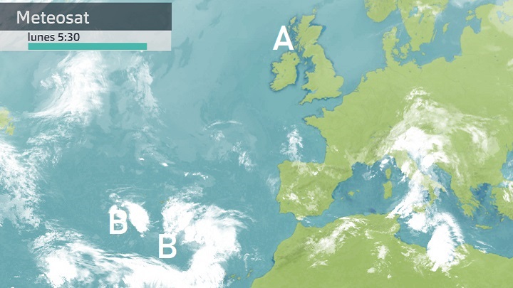 Imagen del Meteosat lunes 5 de junio 5:30 h.
