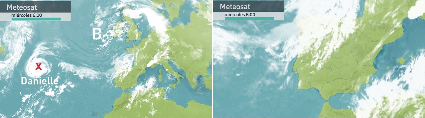 Imagen del Meteosat miércoles 7 de septiembre 6 h.