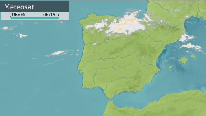Imagen del Meteosat jueves 30 de septiembre 6:15 h.