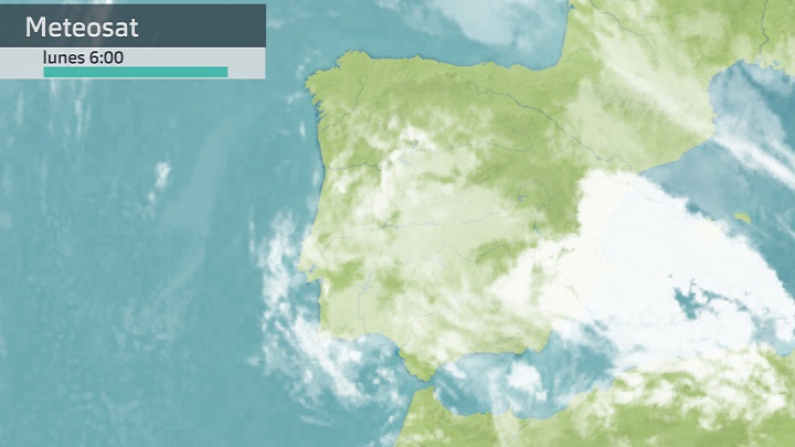 Imagen del Meteosat lunes 22 de mayo 6 h.