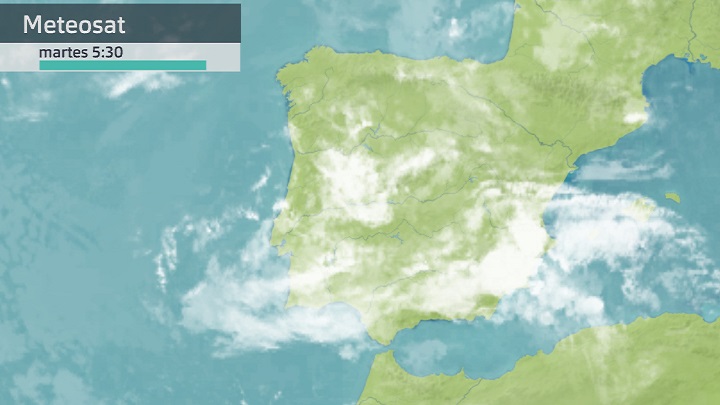 Imagen del Meteosat martes 23 de mayo 5:30 h.