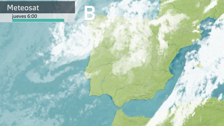 Imagen del Meteosat jueves 23 de junio 6 h.