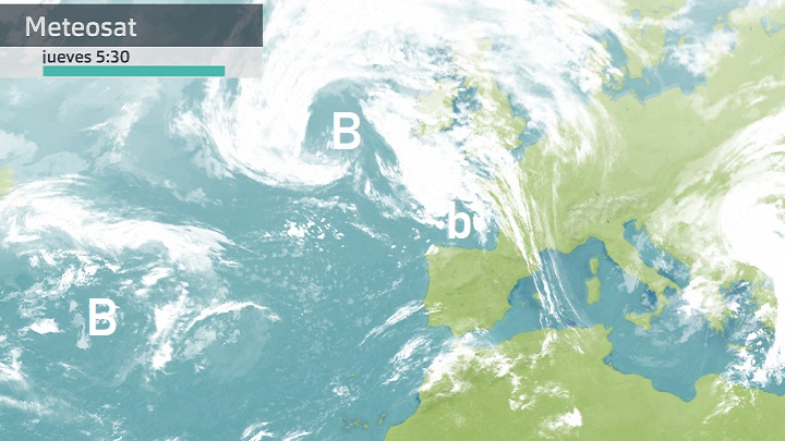 Imagen del Meteosat jueves 4 de mayo 5:30 h.