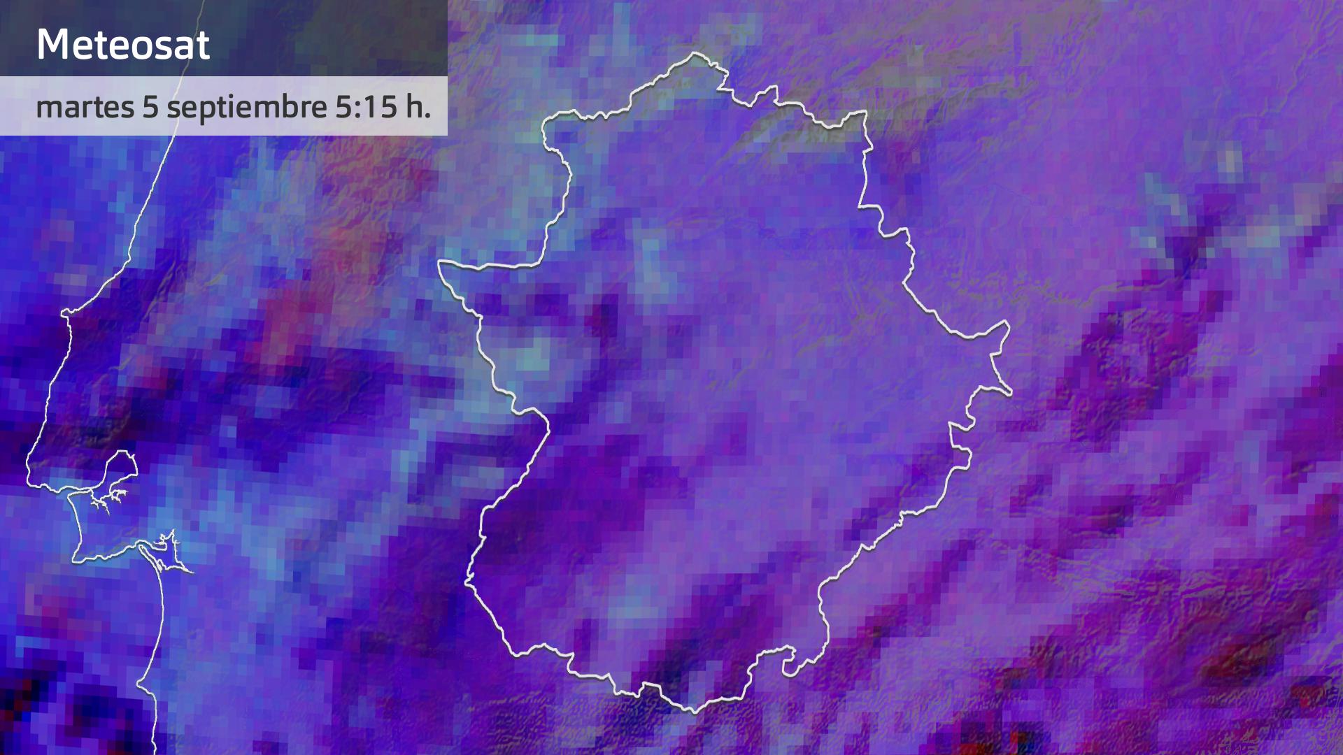 Imagen del Meteosat martes 5 de septiembre 5:15 h.
