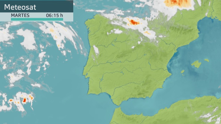 Imagen del Meteosat martes 5 de octubre 6:15 h.