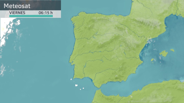 Imagen del Meteosat viernes 8 de octubre 6:15 h.