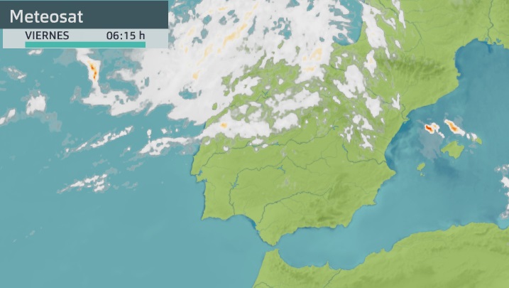 Imagen del Meteosat viernes 1 de octubre 6:15 h.