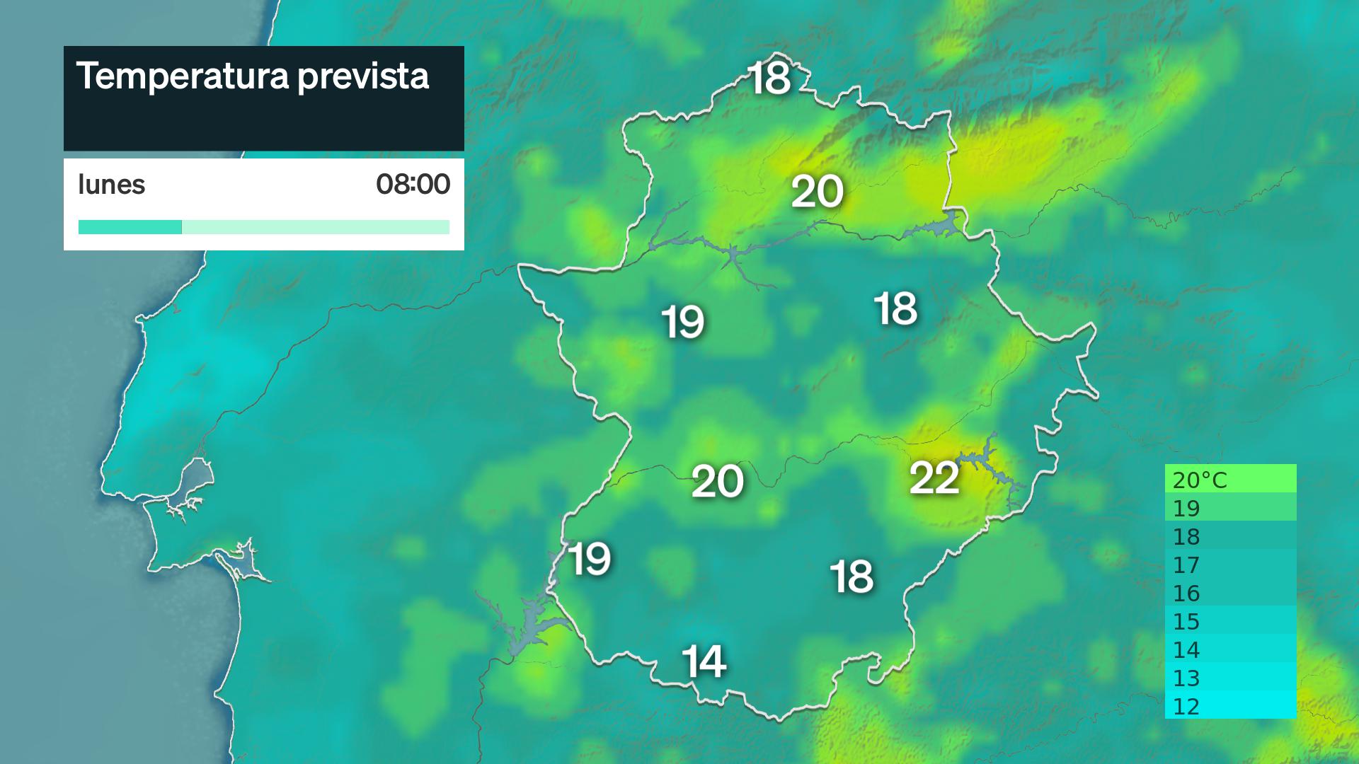 Temperatura mínima prevista