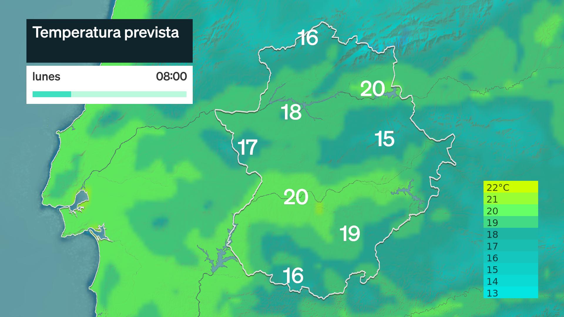 Temperatura mínima prevista