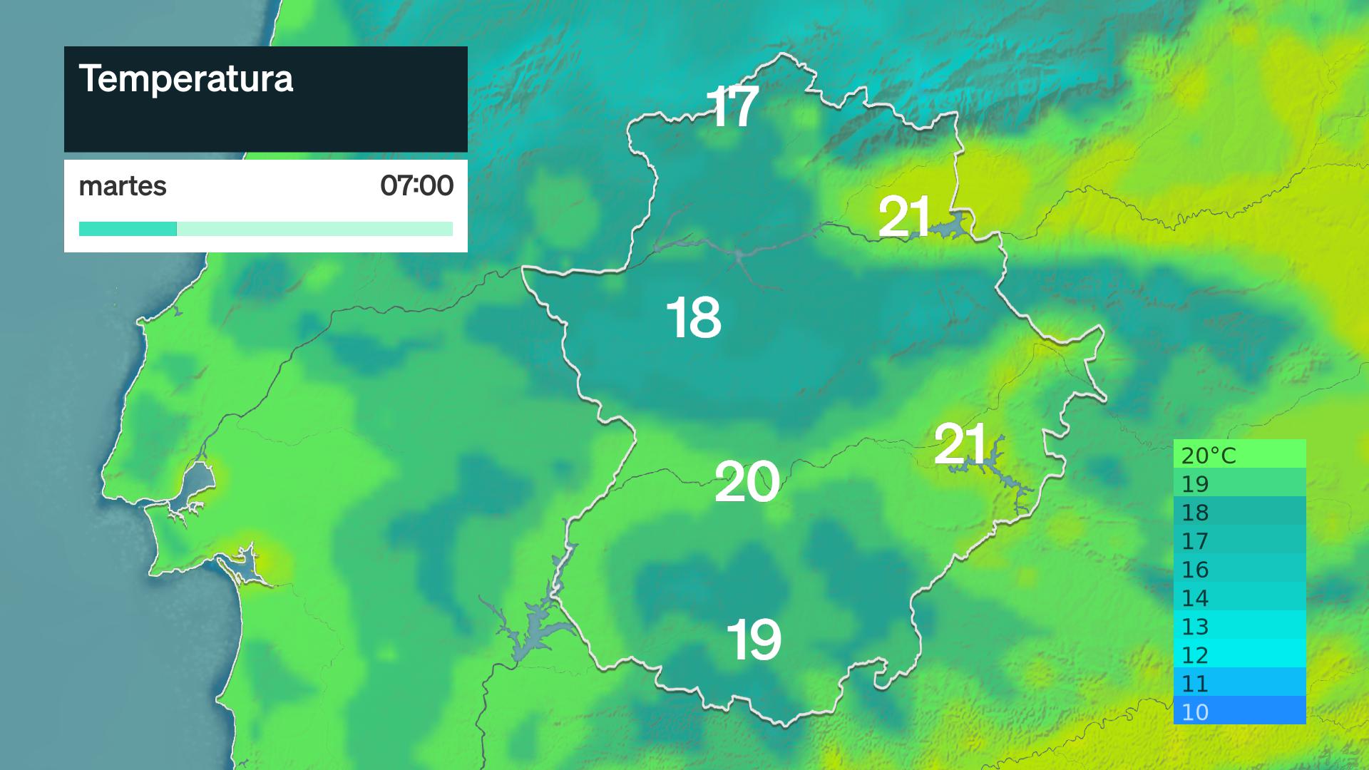 Temperatura mínima prevista